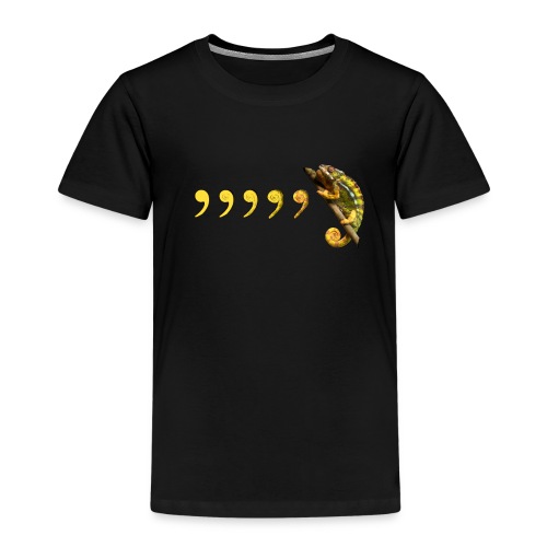 Comma Chameleon - Kids' Premium T-Shirt