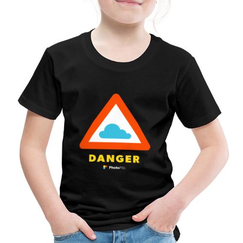 Fare skyer - Børne premium T-shirt