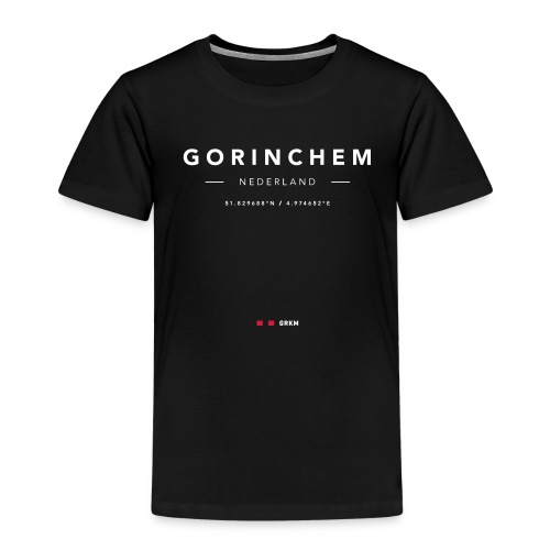 Gorinchem coördinaten - Kinderen Premium T-shirt