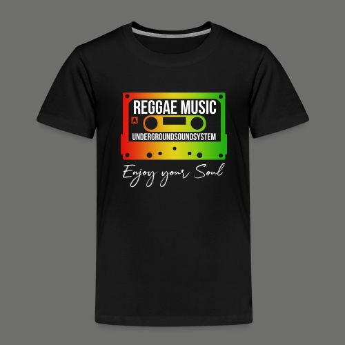 REGGAE MUSIC TAPE by UNDERGROUNDSOUNDSYSTEM - Kinder Premium T-Shirt
