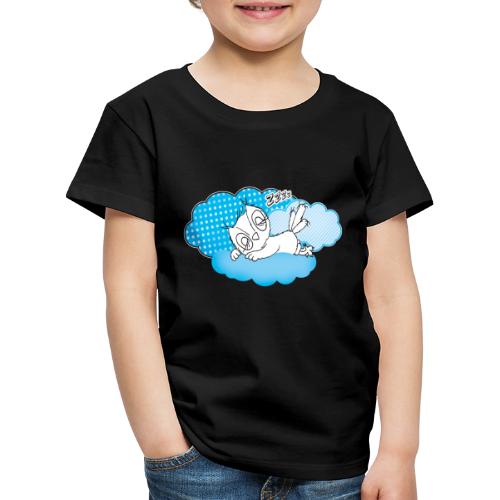 schlafende Eule Zzzz - Kinder Premium T-Shirt