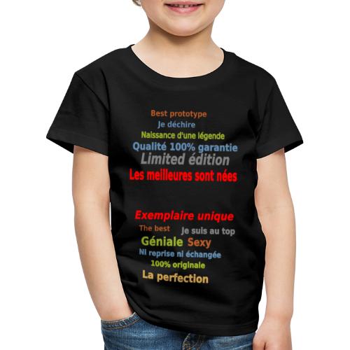 t shirt les meilleures sont nées sweat shirt mugs - T-shirt Premium Enfant