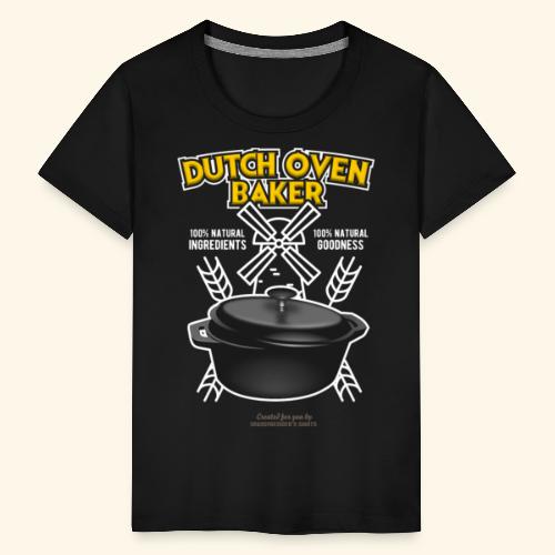 Dutch Oven T Shirt Baker - Kinder Premium T-Shirt