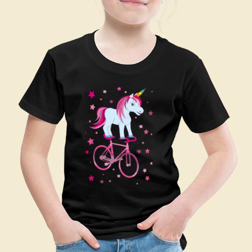 Kunstrad | Einhorn Pink - Kinder Premium T-Shirt