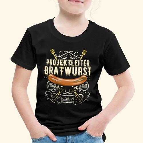 Grillen Design Projektleiter Bratwurst - Kinder Premium T-Shirt