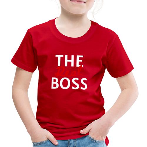 The real boss - Premium T-skjorte for barn