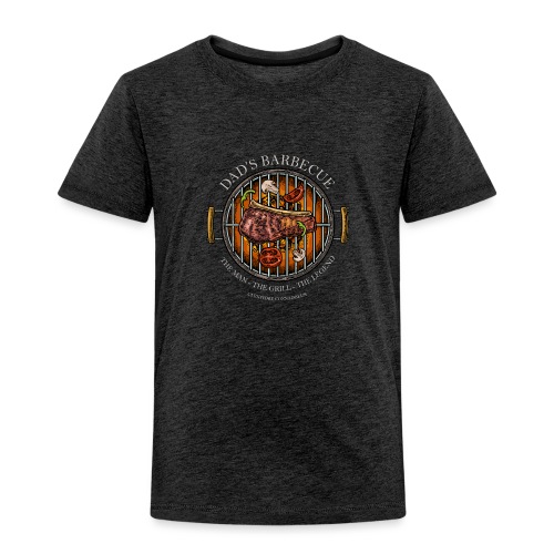 Dad's Barbecue - The man, the grill, the legend - - Kinder Premium T-Shirt