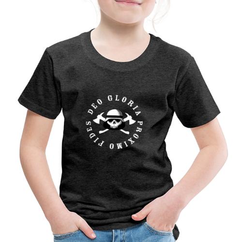 Skull Logo Feuerwehr - Kinder Premium T-Shirt