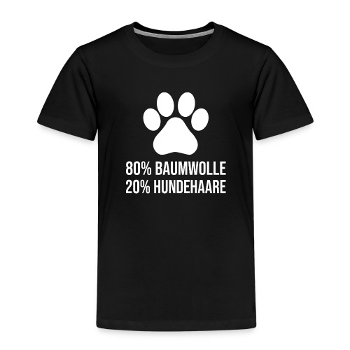 Baumwolle Hundehaare Lustiger Hunde Spruch - Kinder Premium T-Shirt