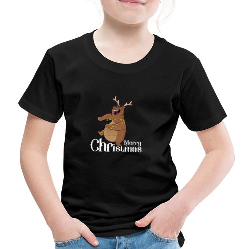 orso cervo Merry Christmas - Maglietta Premium per bambini