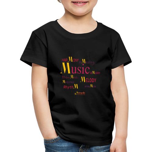 Music is... - Kinderen Premium T-shirt