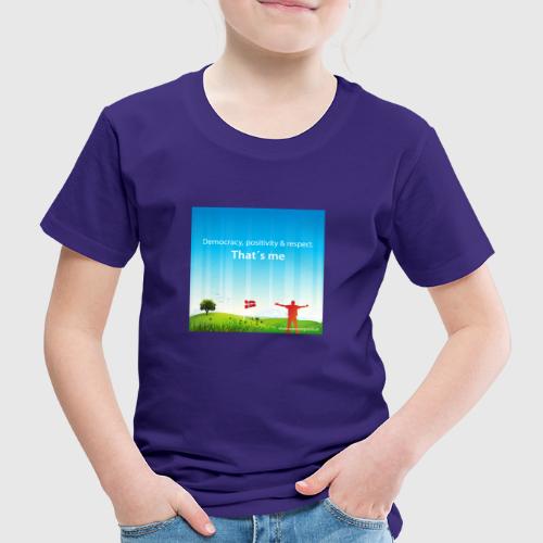 Rolling hills tshirt - Børne premium T-shirt