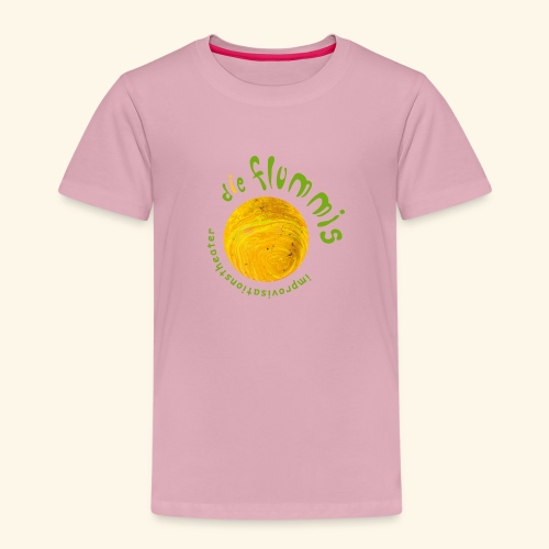 Flummi Logo rund gelb - Kinder Premium T-Shirt