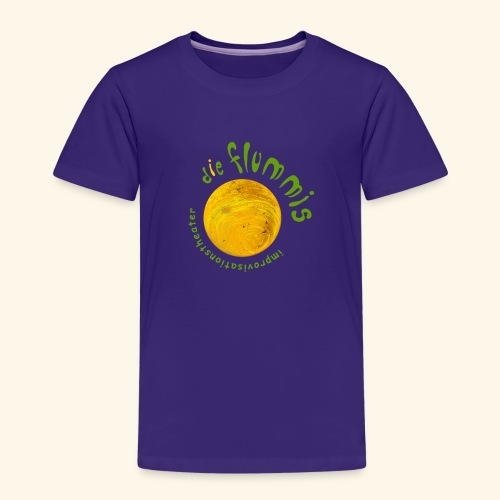 Flummi Logo rund gelb - Kinder Premium T-Shirt