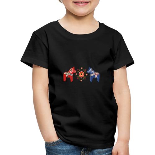 Dala Pferde - Schwedische Weihnachten - Kinder Premium T-Shirt
