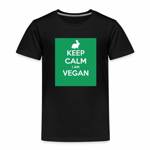 behålla lugnet jag är vegan 3 - Premium-T-shirt barn