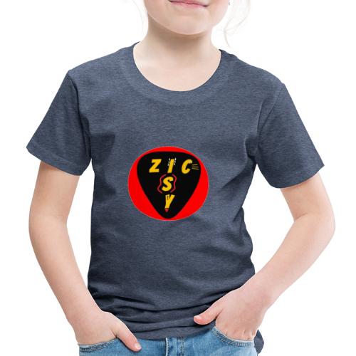 Zic izy rond rouge - T-shirt Premium Enfant