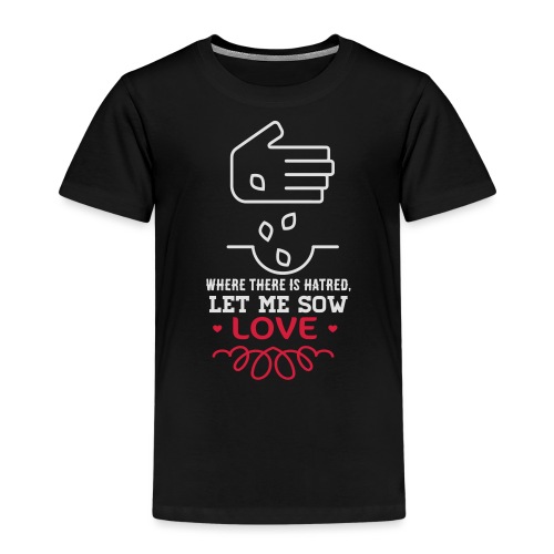 Let me sow love - Kinderen Premium T-shirt