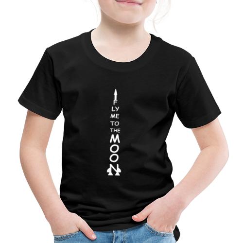 Fly me to the moon (MS paint version) - Kinderen Premium T-shirt