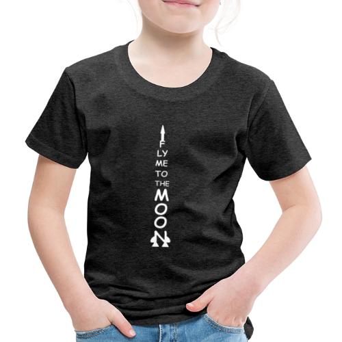 Fly me to the moon (MS paint version) - Kinderen Premium T-shirt