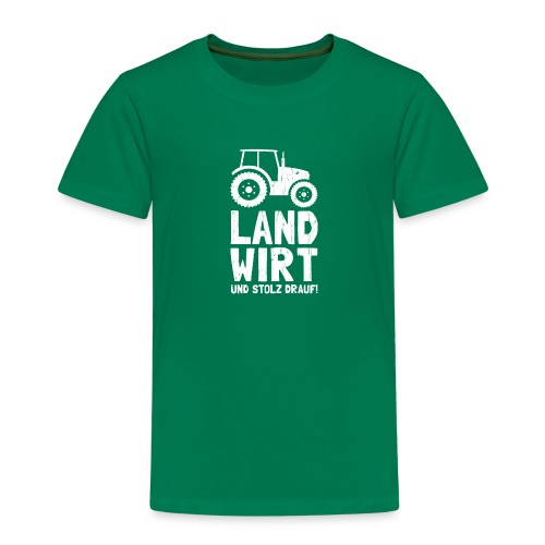 Ich bin Landwirt und stolz drauf! Bäuerinnen Bauer - Kinder Premium T-Shirt