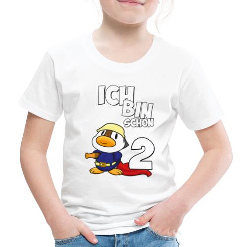 Stolze Feuerwehr Ente 2. Geburtstag Jungen Mädchen - Kinder Premium T-Shirt
