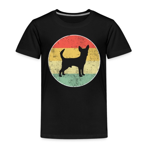 Chihuahua Hund Retro - Kinder Premium T-Shirt