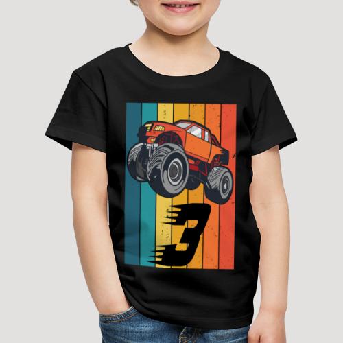 Geburtstag Monstertruck 3 Jahre Junge - Kinder Premium T-Shirt
