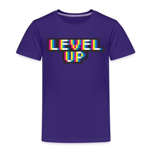 Pixelart No. 21 (Level Up) - bunt/colour - Kinder Premium T-Shirt