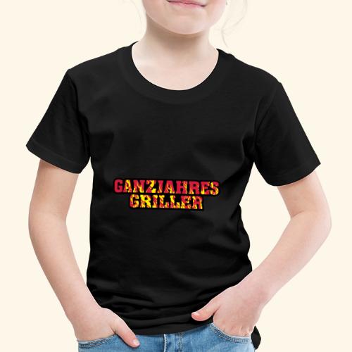 Grill T Shirt Design Ganzjahresgriller - Kinder Premium T-Shirt