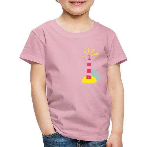 Rosaroter Leuchtturm - Kinder Premium T-Shirt