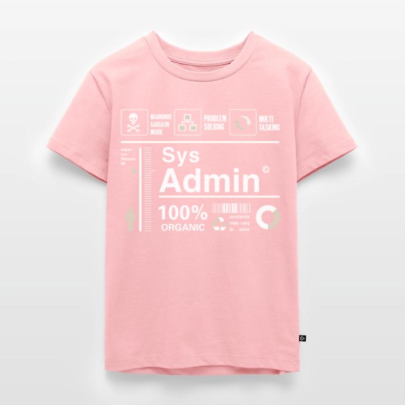 Sys admin programmier Ordinateur Nerd pc Platine cpu T-shirt Premium bio Enfant
