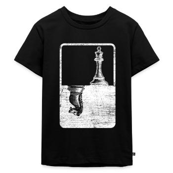 Jeu d’échecs jeu plaisir - T-shirt Premium bio Enfant - noir - Devant - Mikhail (115cm)