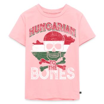 Hongrie - T-shirt Premium bio Enfant - rose - Devant - AI Model Kid Female (0cm)