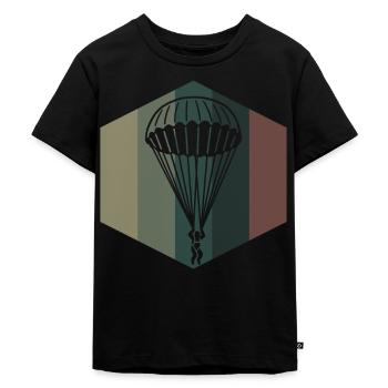 parachute - T-shirt Premium bio Enfant - noir - Devant - Mikhail (115cm)