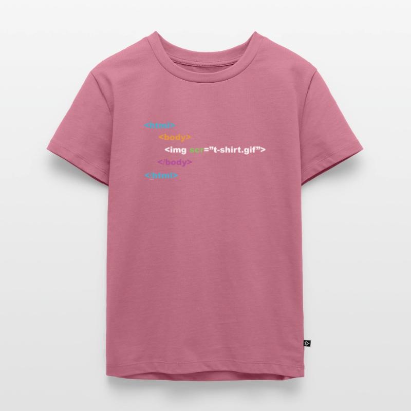 html programmer computer nerd Kids Premium Organic T-Shirt