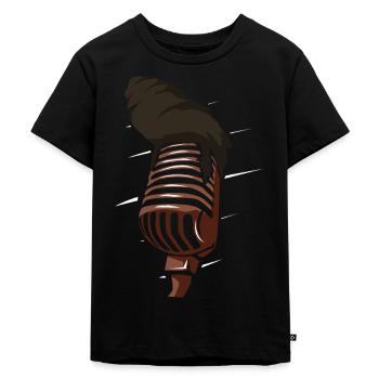 Rockabilly Rock'n'Roll Blues USA Jazz 1950s Music - Kids Premium Organic T-Shirt - black - Front - Mikhail (115cm)