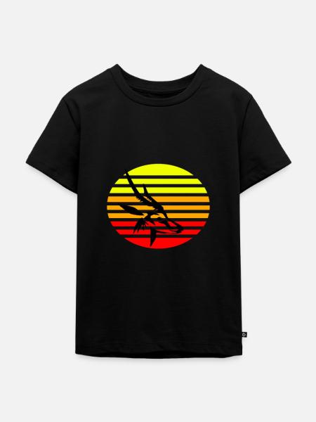 Antilope - Kinder Premium Bio T-Shirt - Schwarz