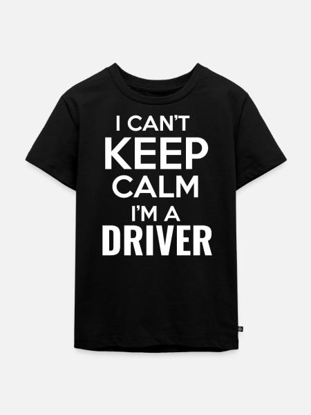 Autofahrer - Kinder Premium Bio T-Shirt - Schwarz