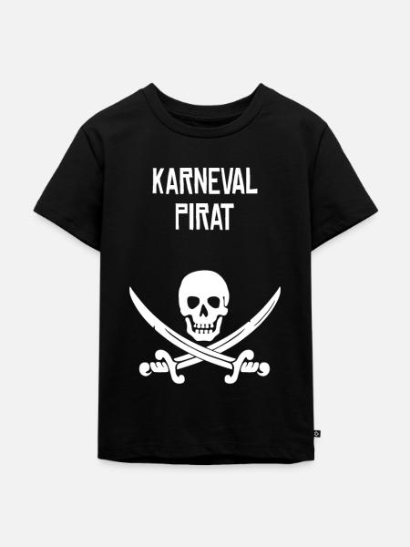 Karneval - Kinder Premium Bio T-Shirt - Schwarz