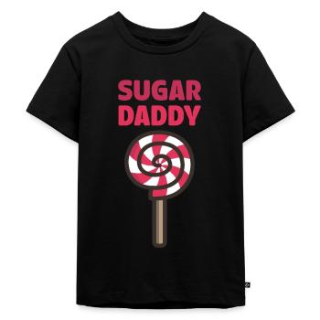 sugar daddy - Kids Premium Organic T-Shirt - black - Front - Mikhail (115cm)