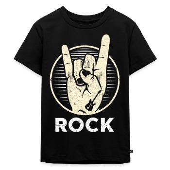 rock n roll - T-shirt Premium bio Enfant - noir - Devant - Mikhail (115cm)