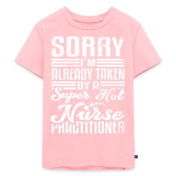 Je suis déjà prise - T-shirt Premium bio Enfant - rose - Devant - AI Model Kid Female (0cm)