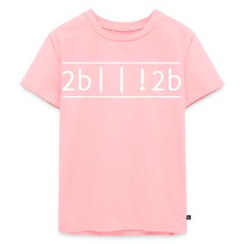 CODE INFORMATIQUE PC - T-shirt Premium bio Enfant - rose - Devant - AI Model Kid Female (0cm)