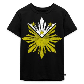 Philippines - T-shirt Premium bio Enfant - noir - Devant - Mikhail (115cm)