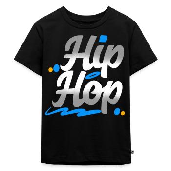 Hip hop - T-shirt Premium bio Enfant - noir - Devant - Mikhail (115cm)