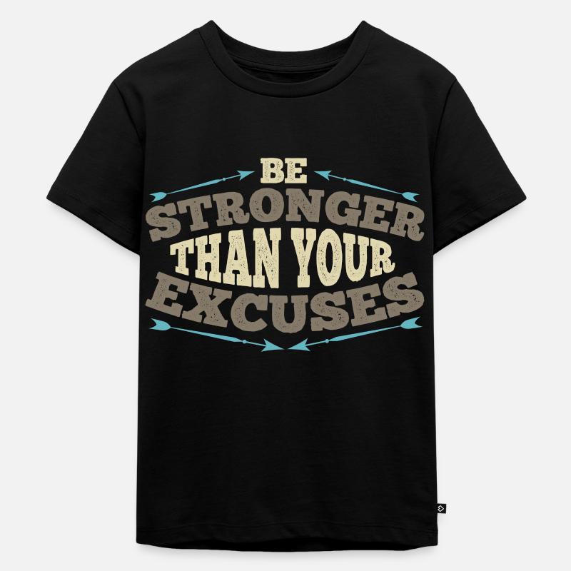 Motivation - Kinder Premium Bio T-Shirt - Schwarz