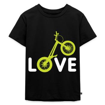 Vélo d'essai - T-shirt Premium bio Enfant - noir - Devant - Mikhail (115cm)