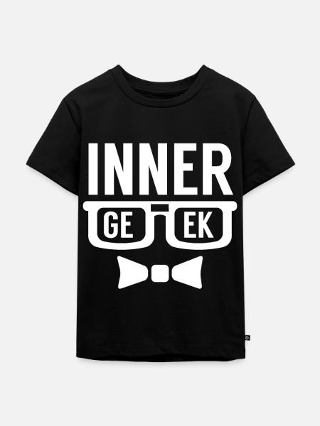 Inner Geek Programmierer Nerd Computer - Kinder Premium Bio T-Shirt - Schwarz