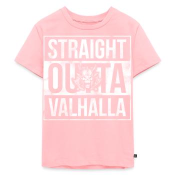 Tout droit Valhalla Walhalla Vikings Viking - T-shirt Premium bio Enfant - rose - Devant - AI Model Kid Female (0cm)